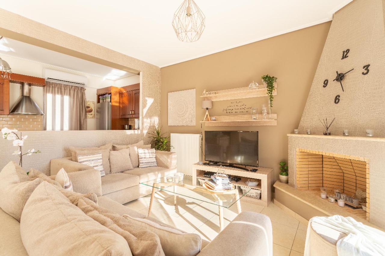 Milo Luxury House -Free Airport Pick Up-10Min Drive Villa Markópoulon Buitenkant foto