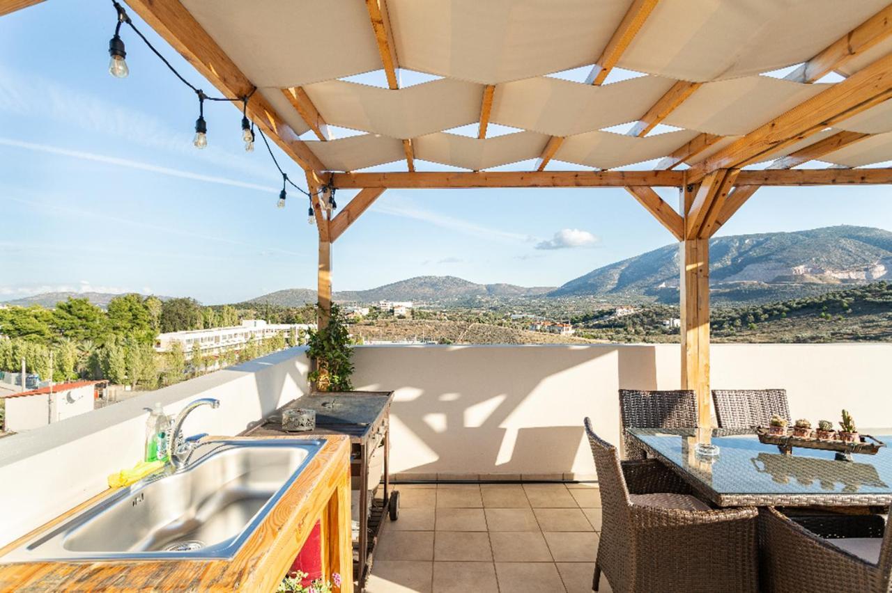 Milo Luxury House -Free Airport Pick Up-10Min Drive Villa Markópoulon Buitenkant foto